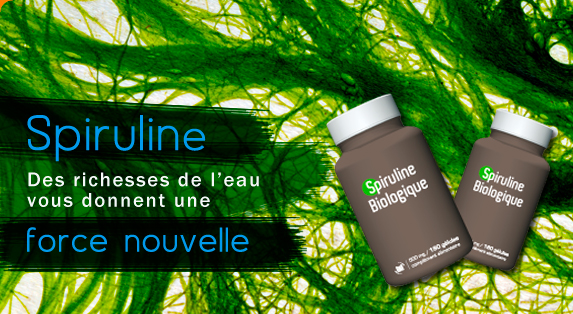 La spiruline, l'eau vous donnent une force nouvelle