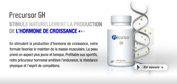 Precursor GH : Stimule naturellement la production de l'Hormone de Croissance