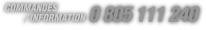 Freecall 0 805 111 240