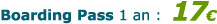 Boarding Pass ANA : 17 