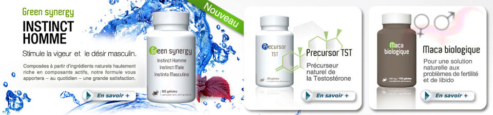 Instinct Homme - Precursor TST - Maca biologique