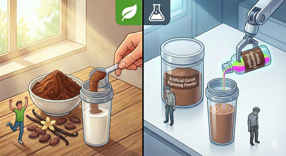 Arômes naturels vs artificiels