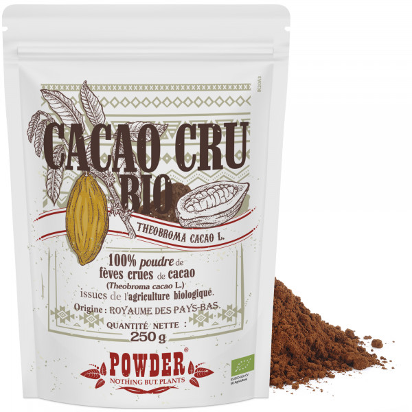 Cacao cru bio en poudre