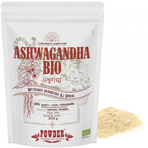 Ashwagandha biologique en poudre