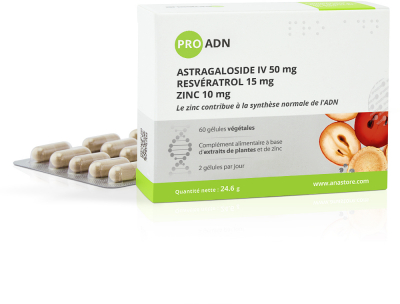 Le zinc contribue à la synthèse normale de l’ADN et protège contre le stress oxydatif