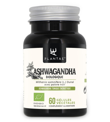 Extrait de racine d'Ashwagandha KSM-66&reg; avec une teneur en withanolides de 5%
