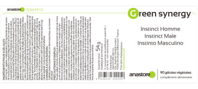 Instinct Homme, 100% naturel, stimule le désir et l'érection masculine