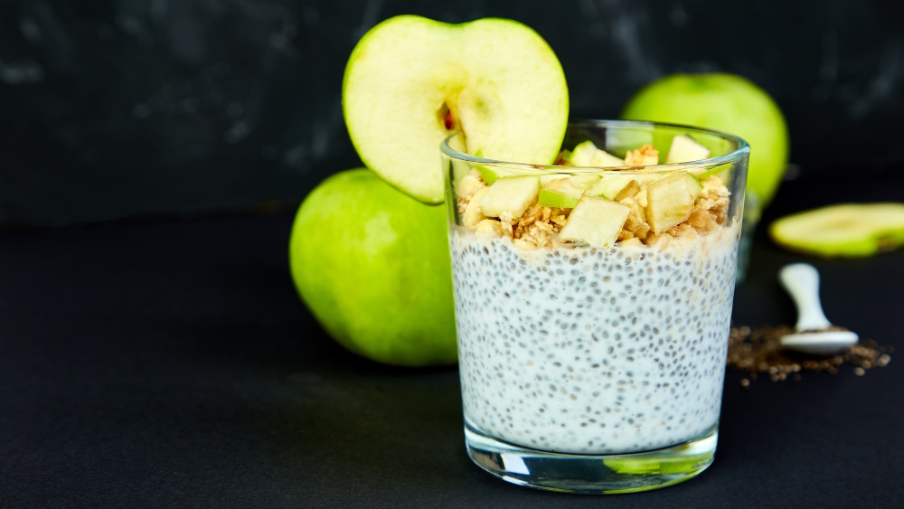 Foods with prebiotic fibres