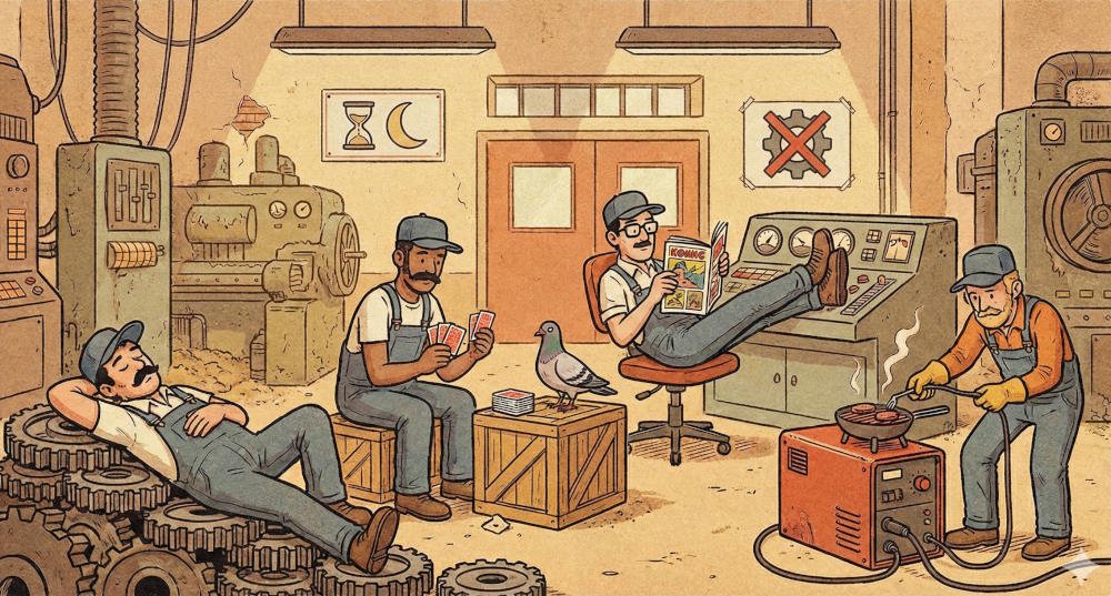 Trabajadores parados