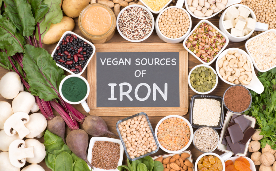 Alimentos y plantas fuente de hierro 