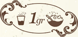 1 g de camu-camu avec eau, jus, smoothies ou lait