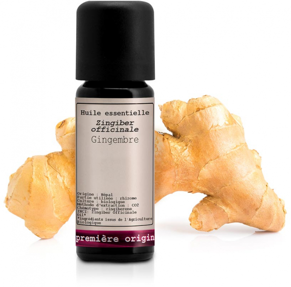 Huile essentielle de gingembre BIO