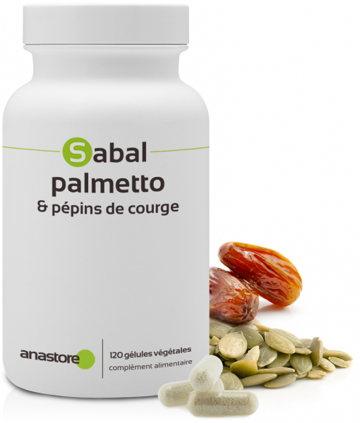 Pack De 3 Flacons Sabal Palmier + Ortie + Citrouille 270mg - 180 Capsules Vita World